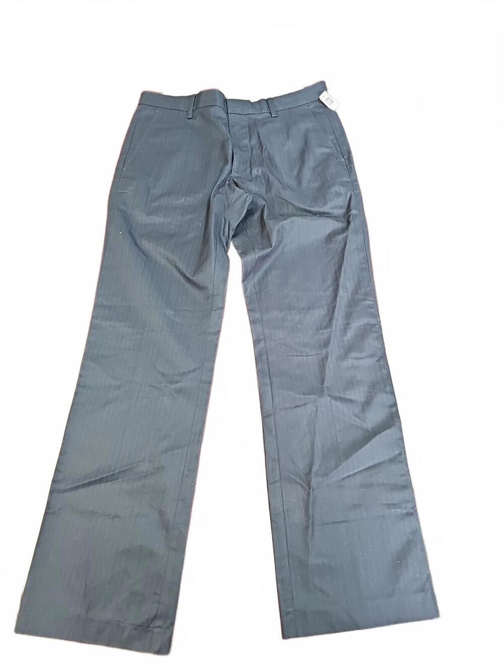 Gap Clean Straight Fit Slacks Mens 33x32  Tone On Tone Stripe